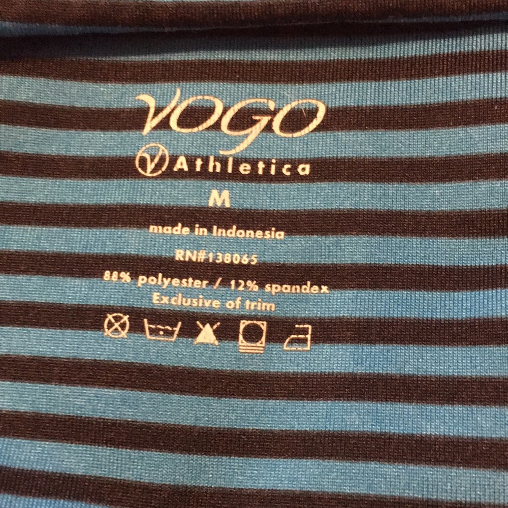 Vogo ombré stripped legging
